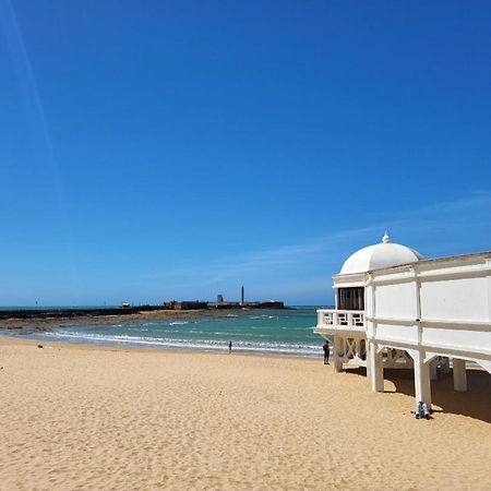 Cadiz Playa La Caleta Terraza Con Barbacoa Apartment ภายนอก รูปภาพ