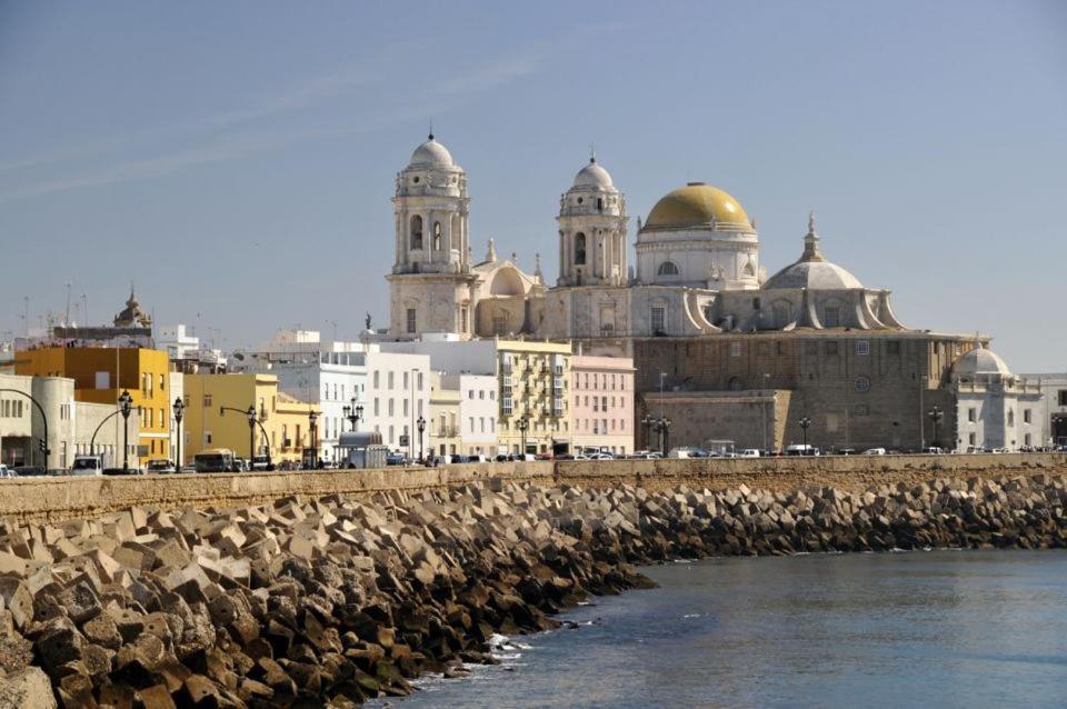 Cadiz Playa La Caleta Terraza Con Barbacoa Apartment ภายนอก รูปภาพ